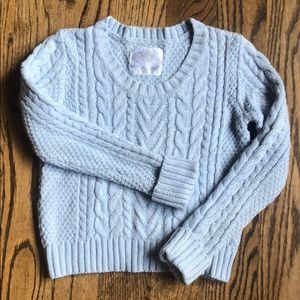 Cable knit sweater